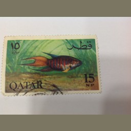 طابع قطري 15 بيزة